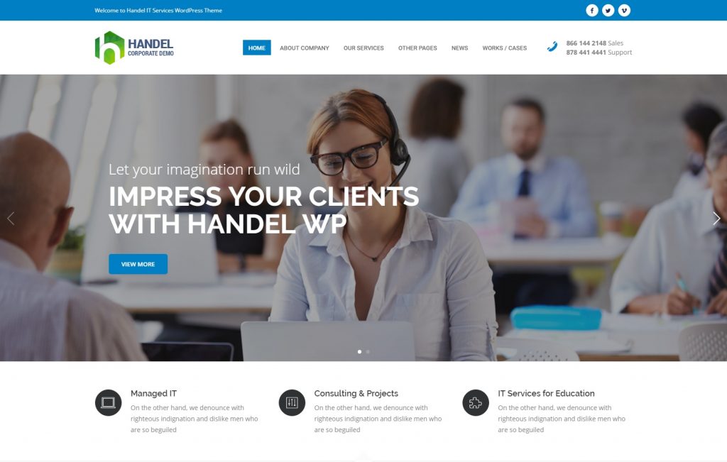 Handel IT Services – Responsive Multi Purpose Business WordPress Theme – Just another WordPress site-compressed