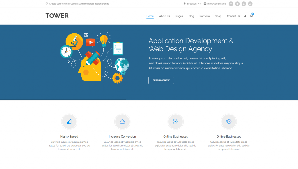 SEO Marketing Tower – The Multi Purpose WordPress Theme