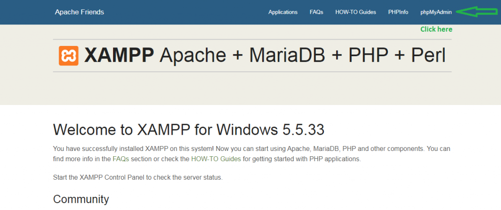 xampp-phpmyadmin