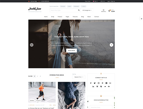 June – Multi-Purpose Responsive WooCommerce Theme