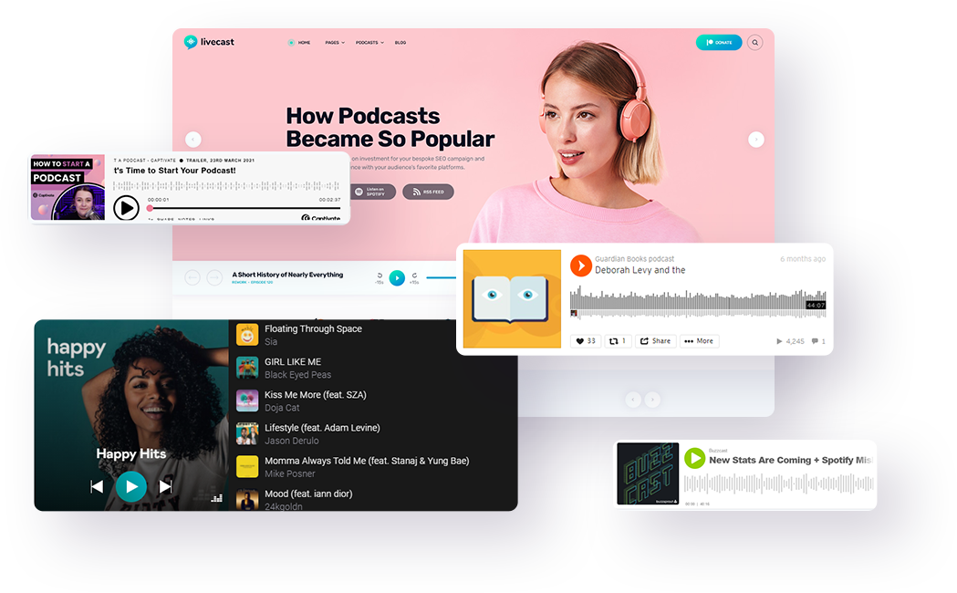 Livecast – Podcast WordPress Theme – Just another WordPress site