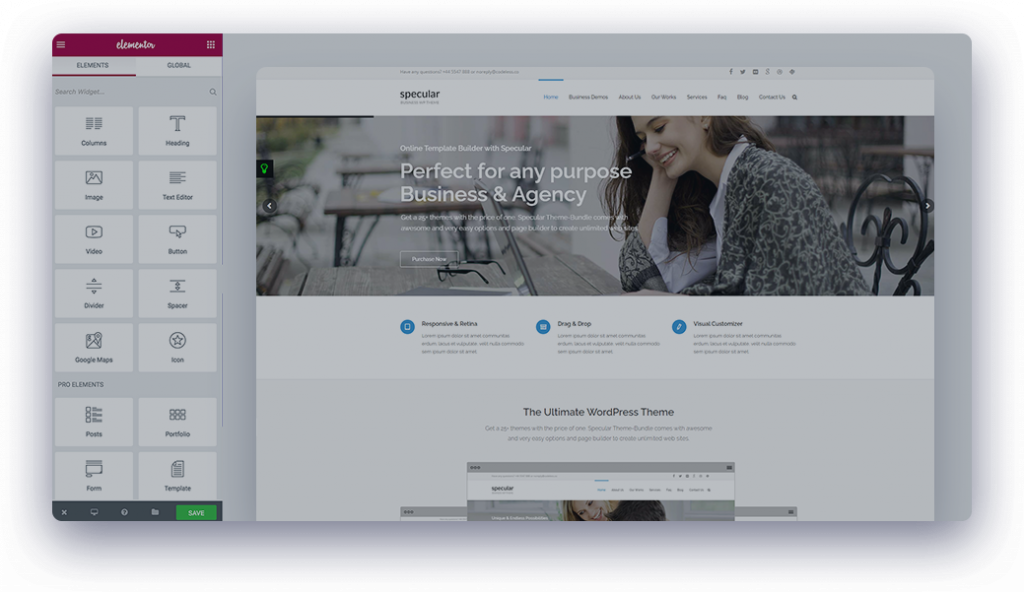 Specular WordPress Theme