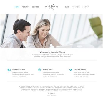 RESTAURANT & BAR – Specular WordPress Theme