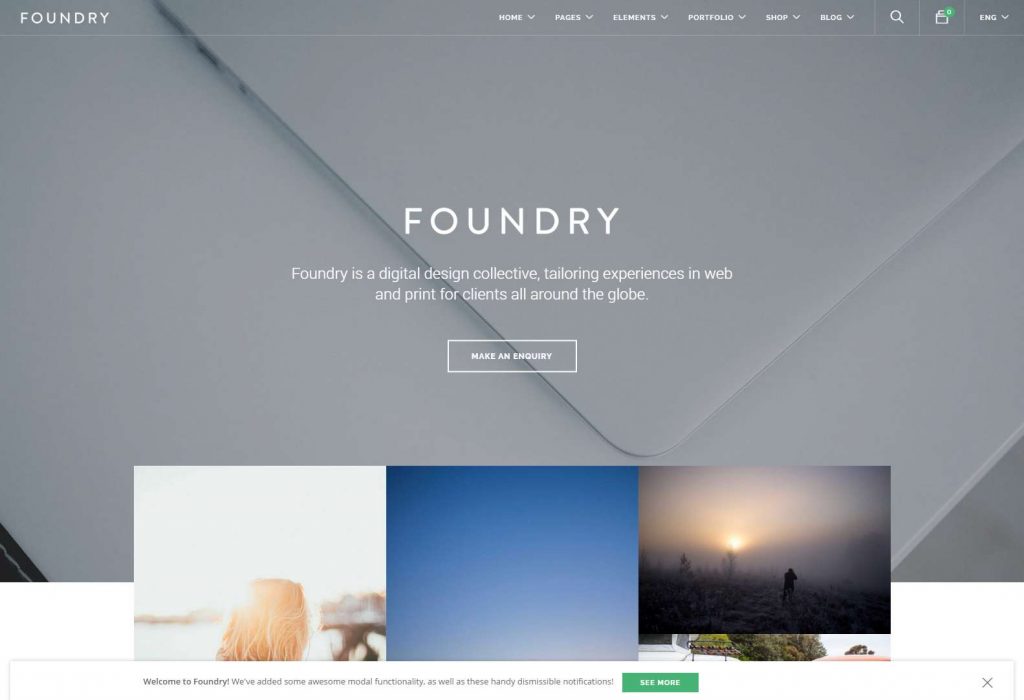 Foundry portfolio theme