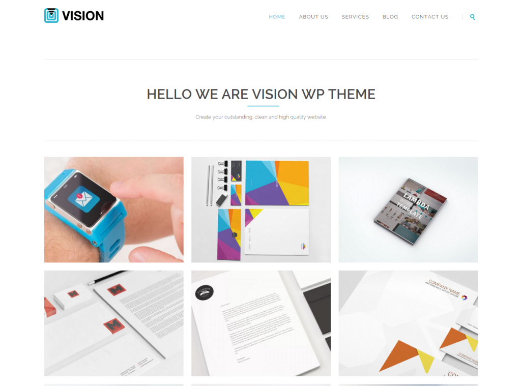 Vision - WordPress Theme