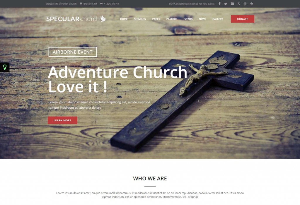 Specular WordPress Theme Church Nonprofit Events Themeforest Just another WordPress site-compressed