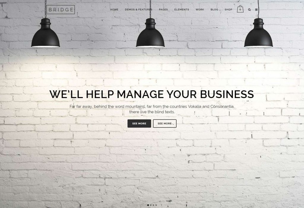 Bridge Creative Multi Purpose WordPress Theme-compressed