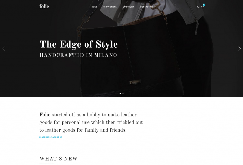 Folie – Shop Classic WP Template – Just another WordPress site