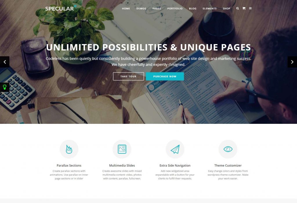 Specular – Responsive Multi Purpose Theme Just another WordPress site-compressed