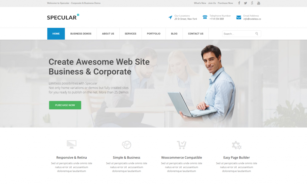 Specular Corporate Theme