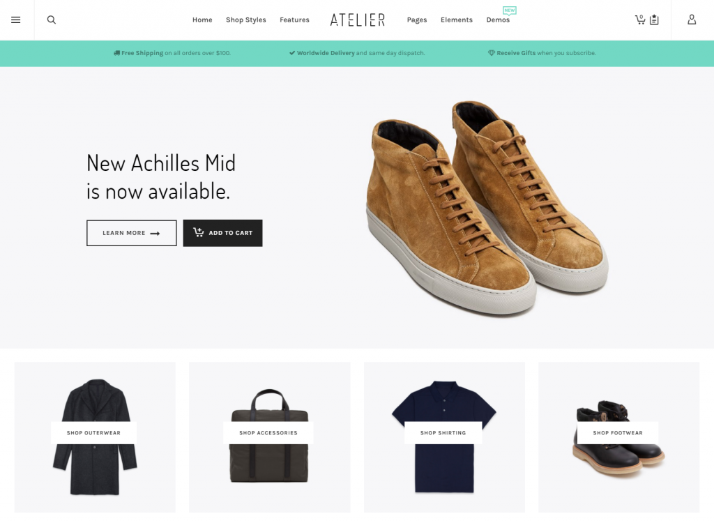 Atelier Premium WordPress Theme