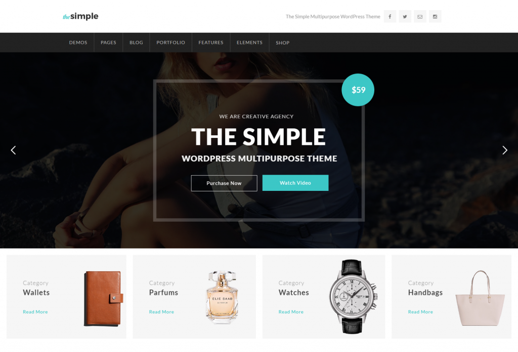 Home Shop Fullwidth – The Simple