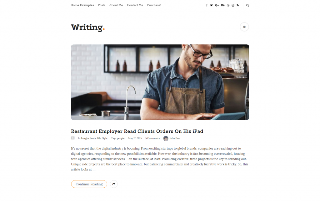 Writing – Just another WordPress site