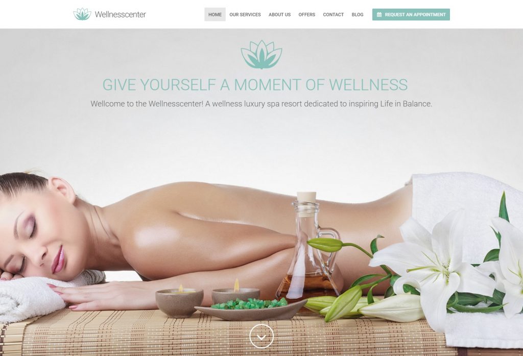 wellness Center WordPress theme – Just another Spa site-compressed