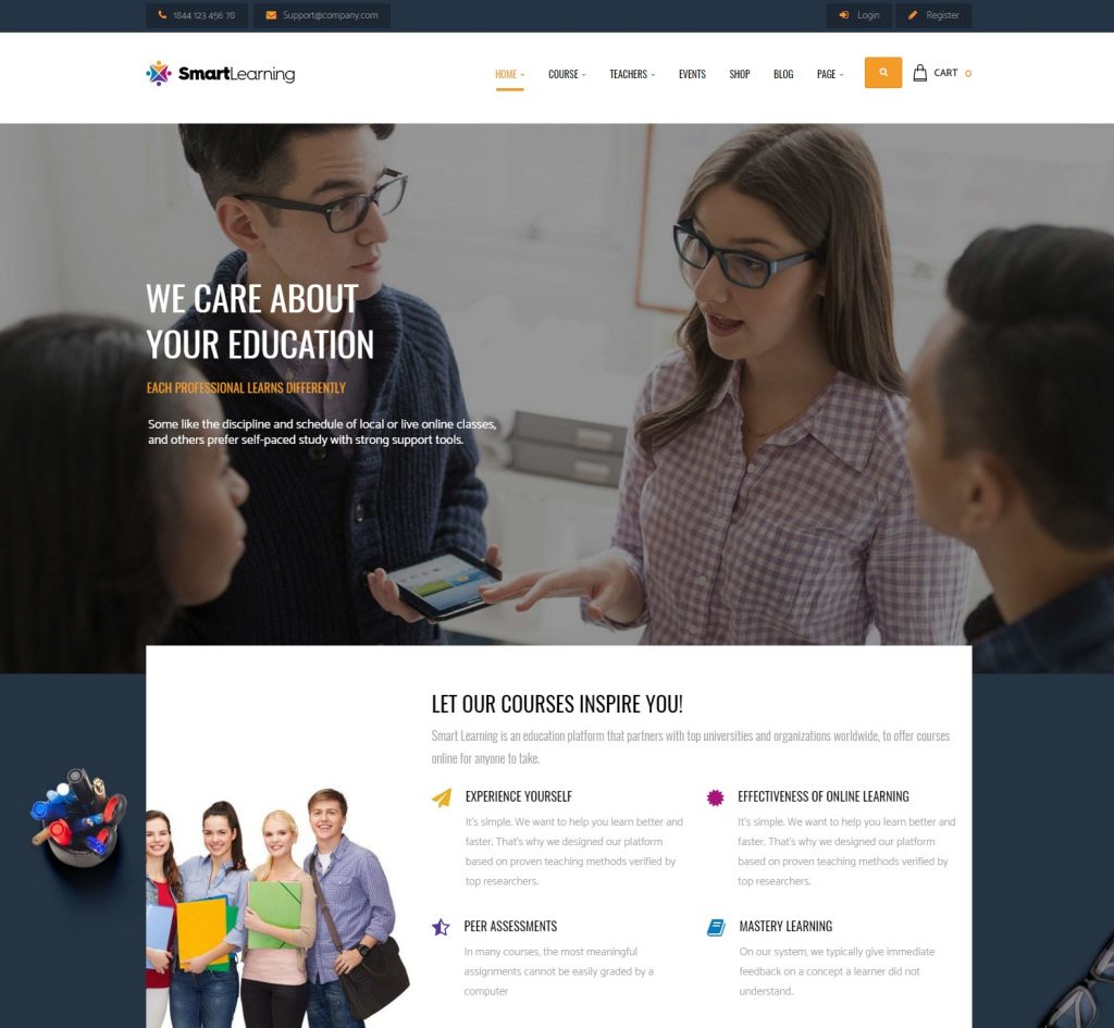 Smart Learning – Responsive WordPress Theme-compressed