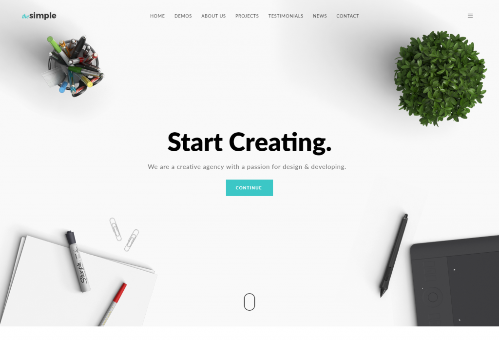 The Simple – WordPress Theme1