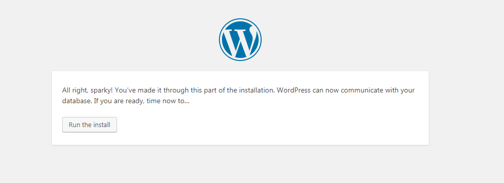 mamp wordpress install user not saving