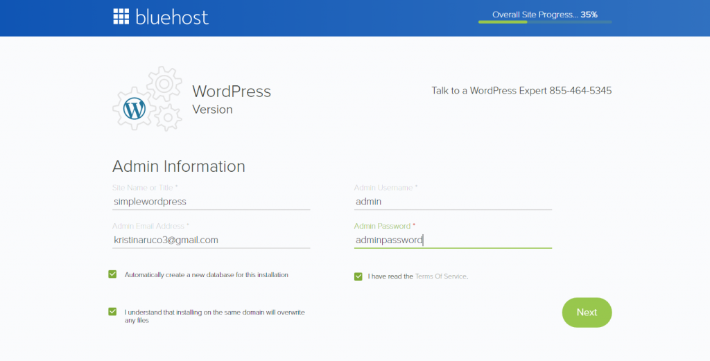 https www.mojomarketplace.com install wordpress admin details