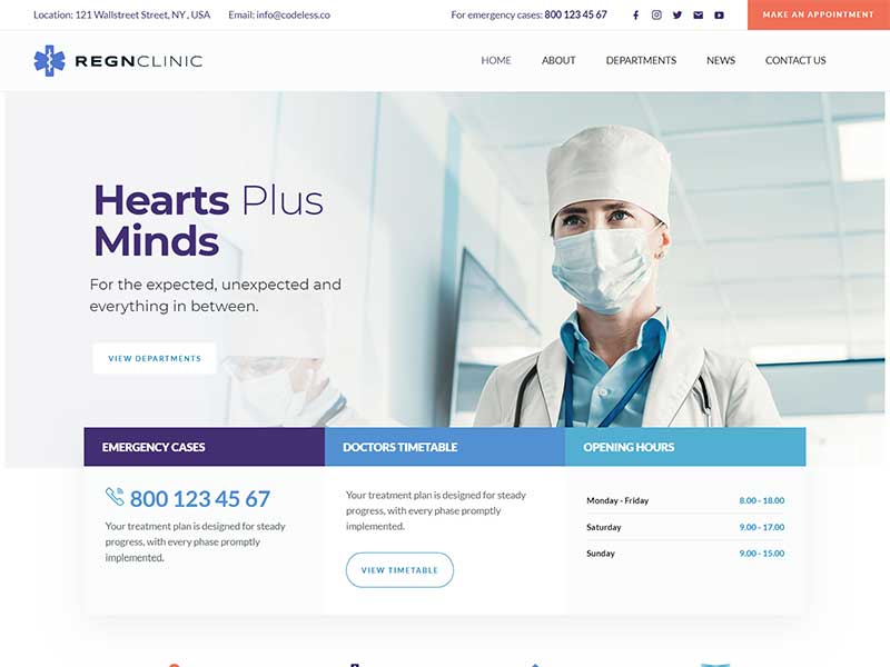 Slider templates. Clariwell. HEALTHPLUS Medical Clinic Phuket.