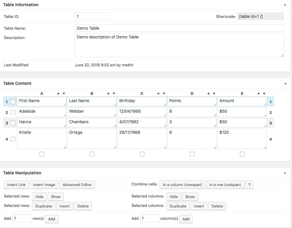 How To Create Responsive Table in WordPress in 2025