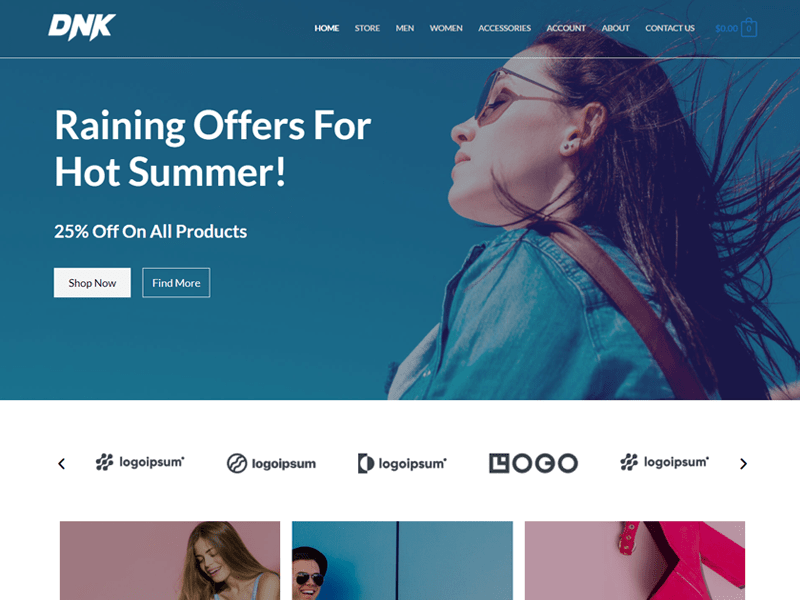 best free woocommerce themes ecommerce