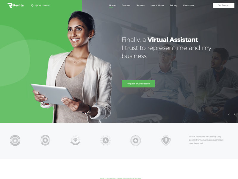 10+ Best Virtual Assistant WordPress Website Templates (2024)