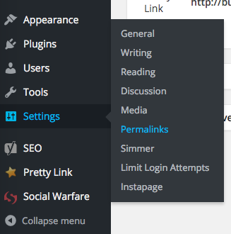 How to change permalinks in WordPress