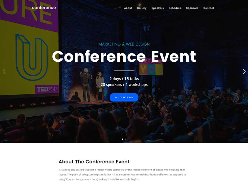 15+ Best WordPress Conference Themes Free and Premium of 2024