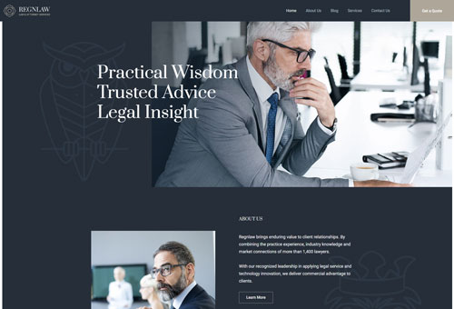 Regn Lawyer WordPress Theme