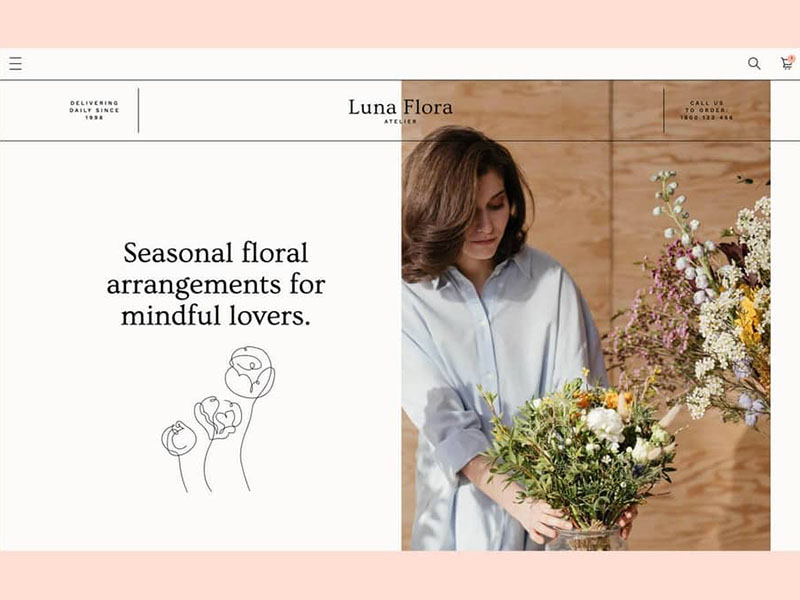 Luna Flora Webflow theme