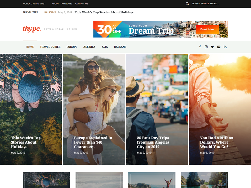 Thype WordPress Theme