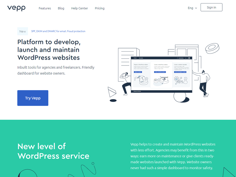 Vepp WordPress maintenance service