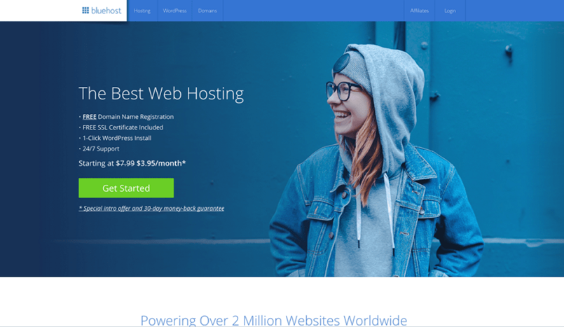 Configuring Bluehost with WordPress