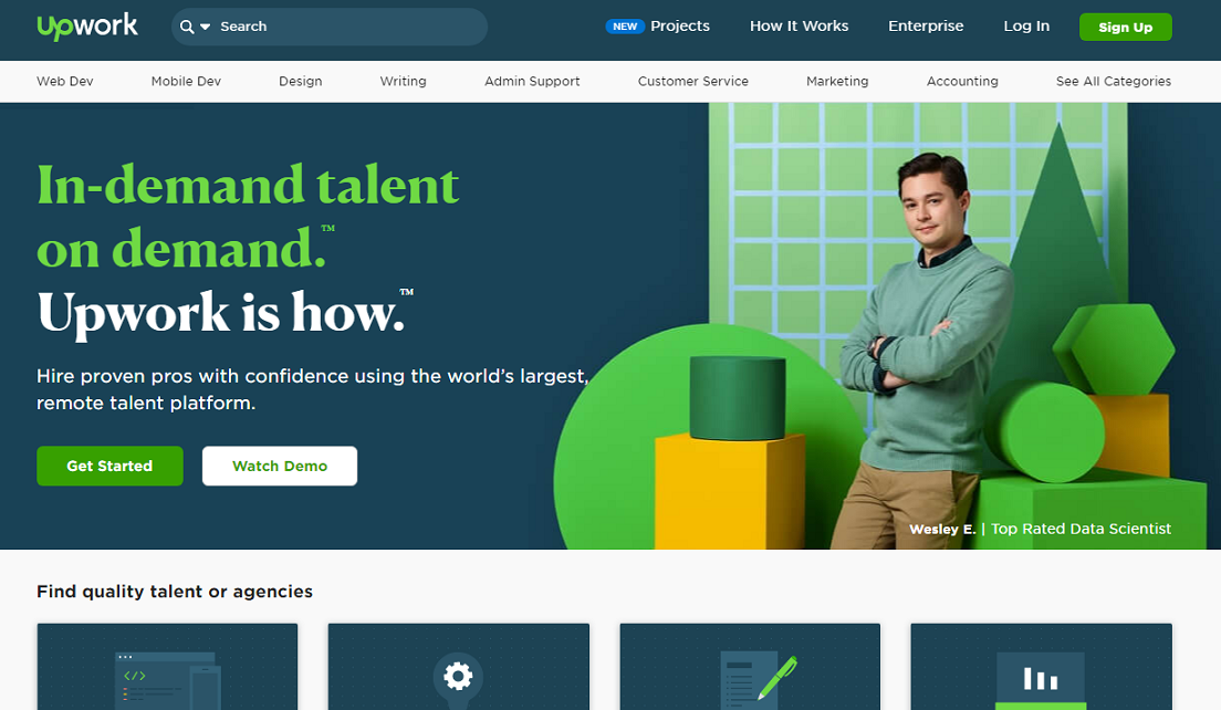 Upwork vs Fiverr: How does Upwork work?