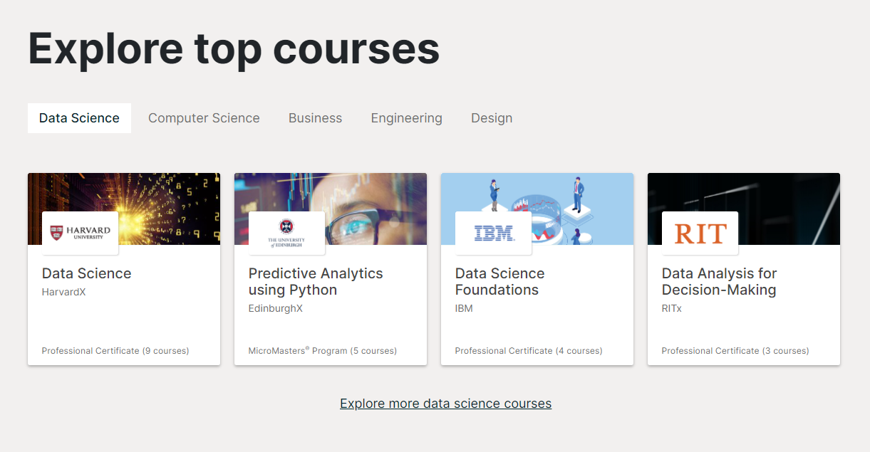 edx top courses