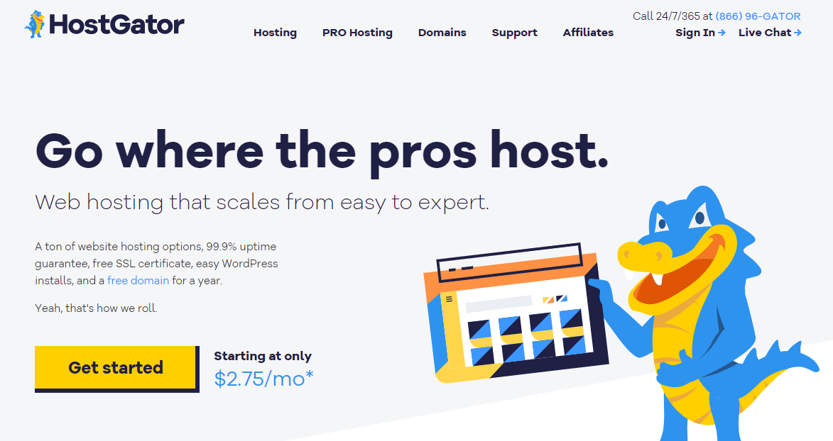 Month-to-Month Web Hosting