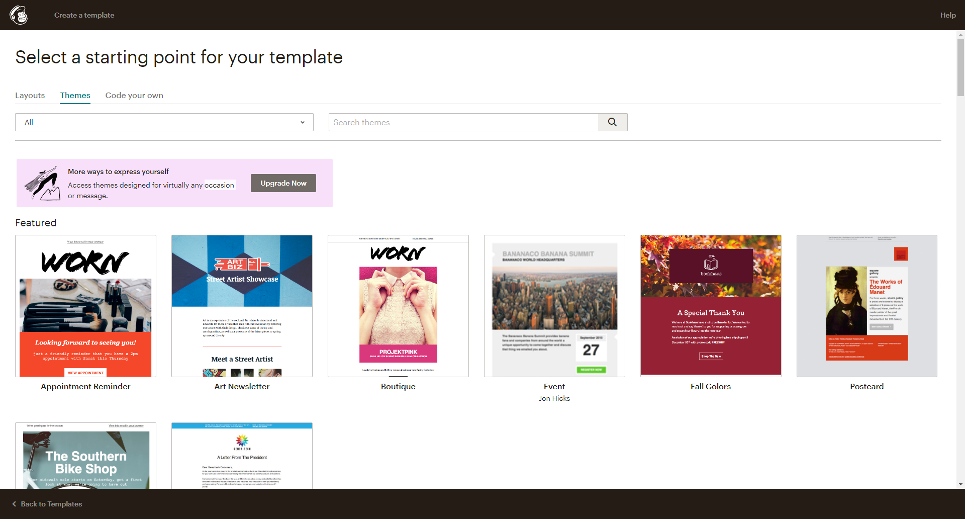 Mailchimp Templates