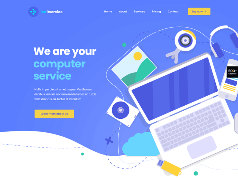 BeTheme: Saas template