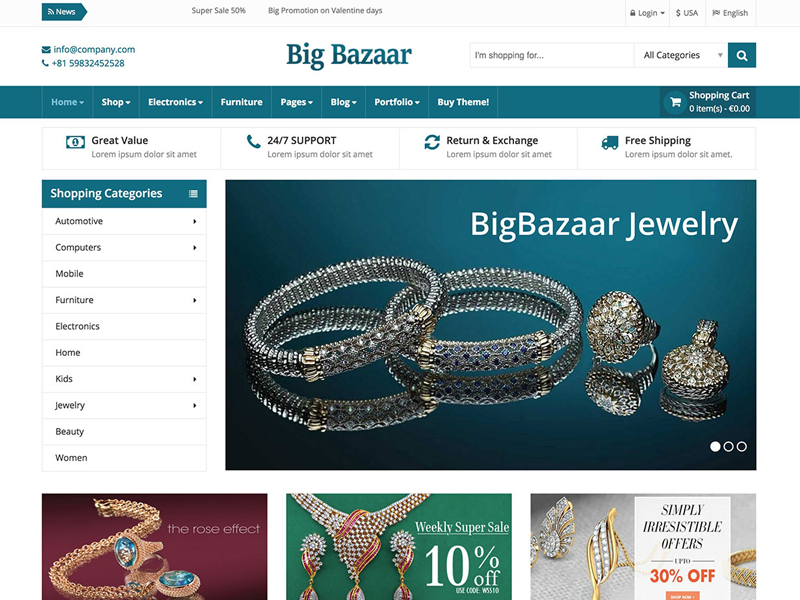 15+ Best Jewelry WordPress Themes in 2024