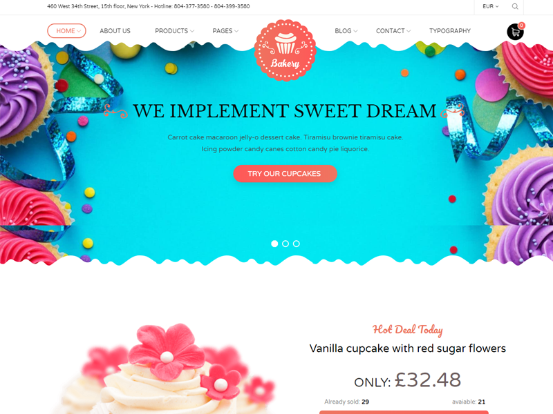 Noucake Cookie WordPress theme