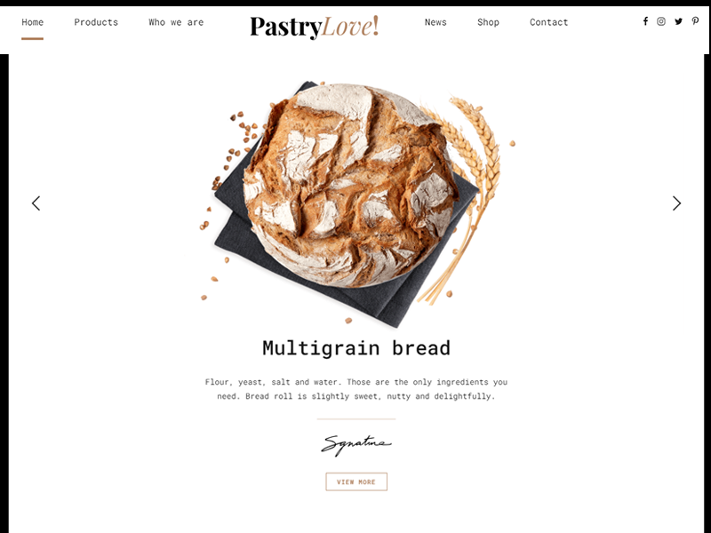 Pastry Love: Bakery Themes