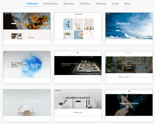 Weebly photography best website builder for photographers