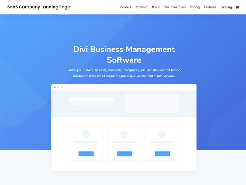 Divi: SaaS WordPress Themes