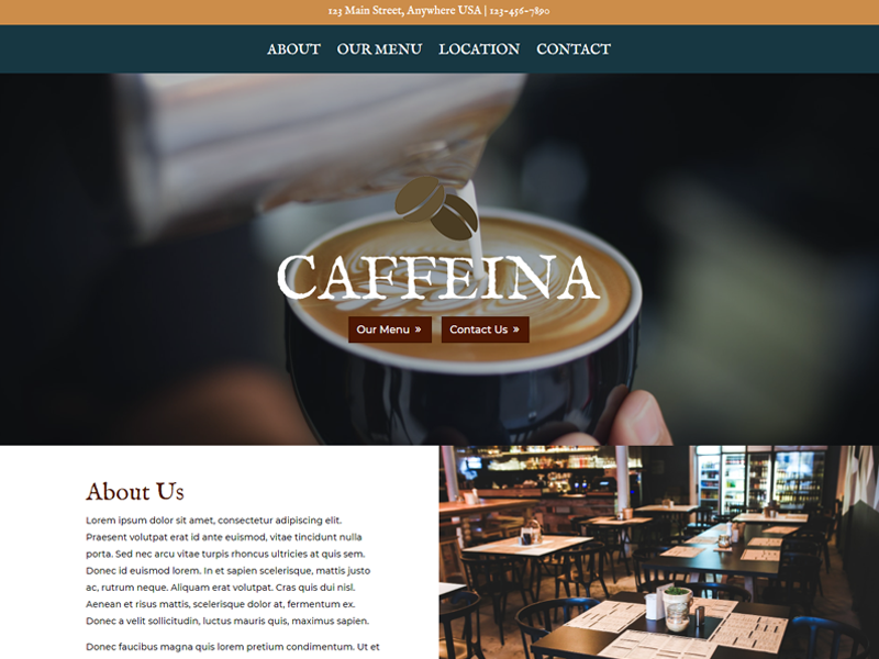 Divi: Coffee Shop WordPress Themes