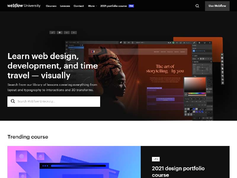 webflow university