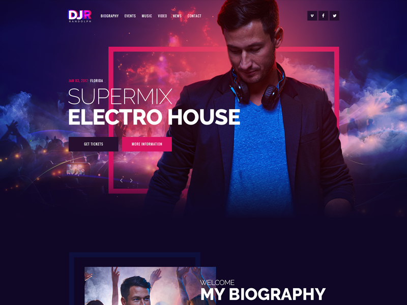 DJ Rainflow theme