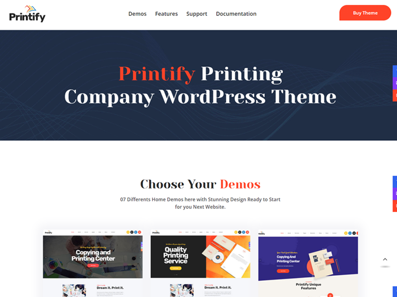 Printify theme