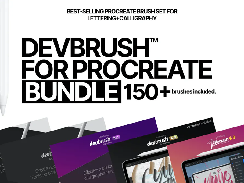 Premium Procreate Brushes • Bardot Brush