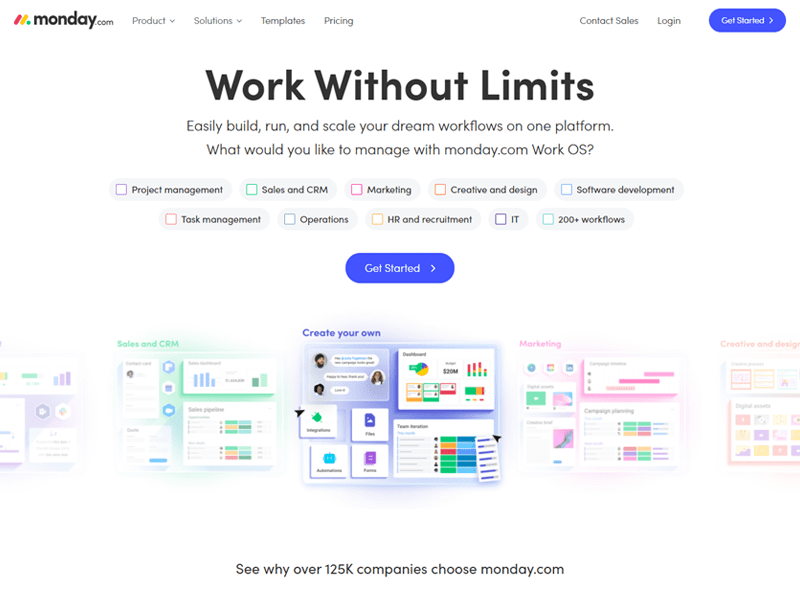 monday project management tools