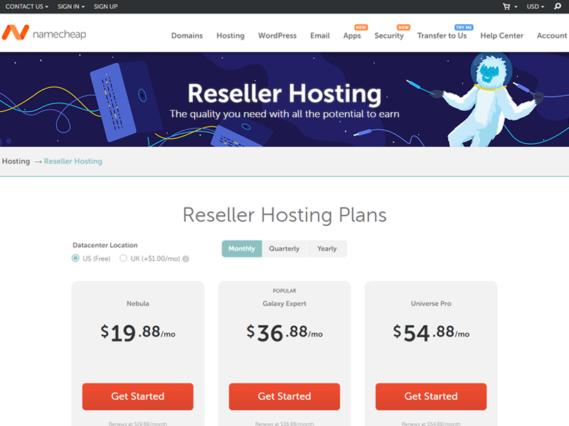 MASTER UNLIMITED RESELLER WEB HOSTING - Only $3.99 Per Month!!! TRY US!!! = 